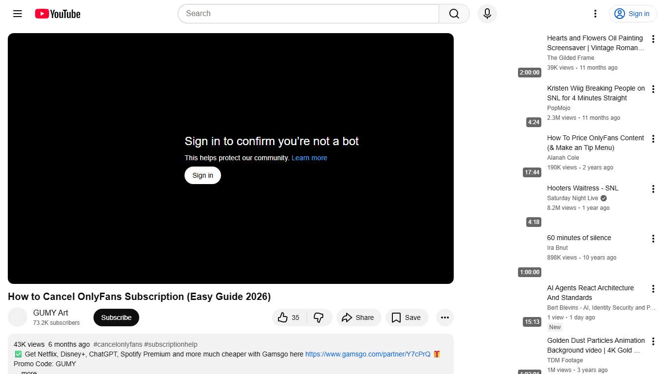 How to Cancel OnlyFans Subscription (Easy Guide 2026) - YouTube